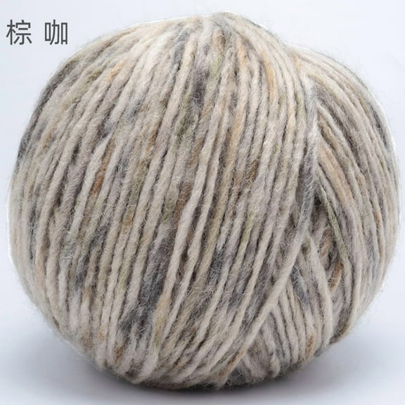 Namzi Multi Color Yarn for Crocheting, Brown coffee Yarn, 1roll Soft Yarn (80% Acrylic & 20% Wool), Durable Multi Color Yarn for Crocheting Projects, Ideal for Craft Enthusiasts