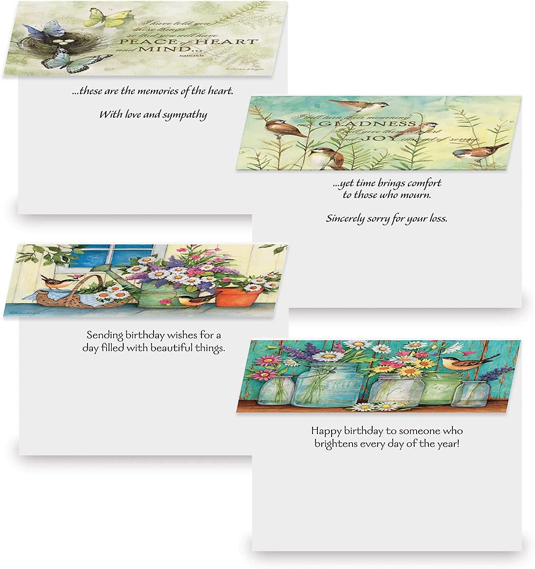 Susan Winget Studio All Occasion Greeting Card Pack with Seals - Set of 40,  5" x 7"