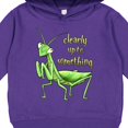thumbnail image 3 of Inktastic Praying Mantis Clearly Up to Something Toddler Hoodie, 3 of 4