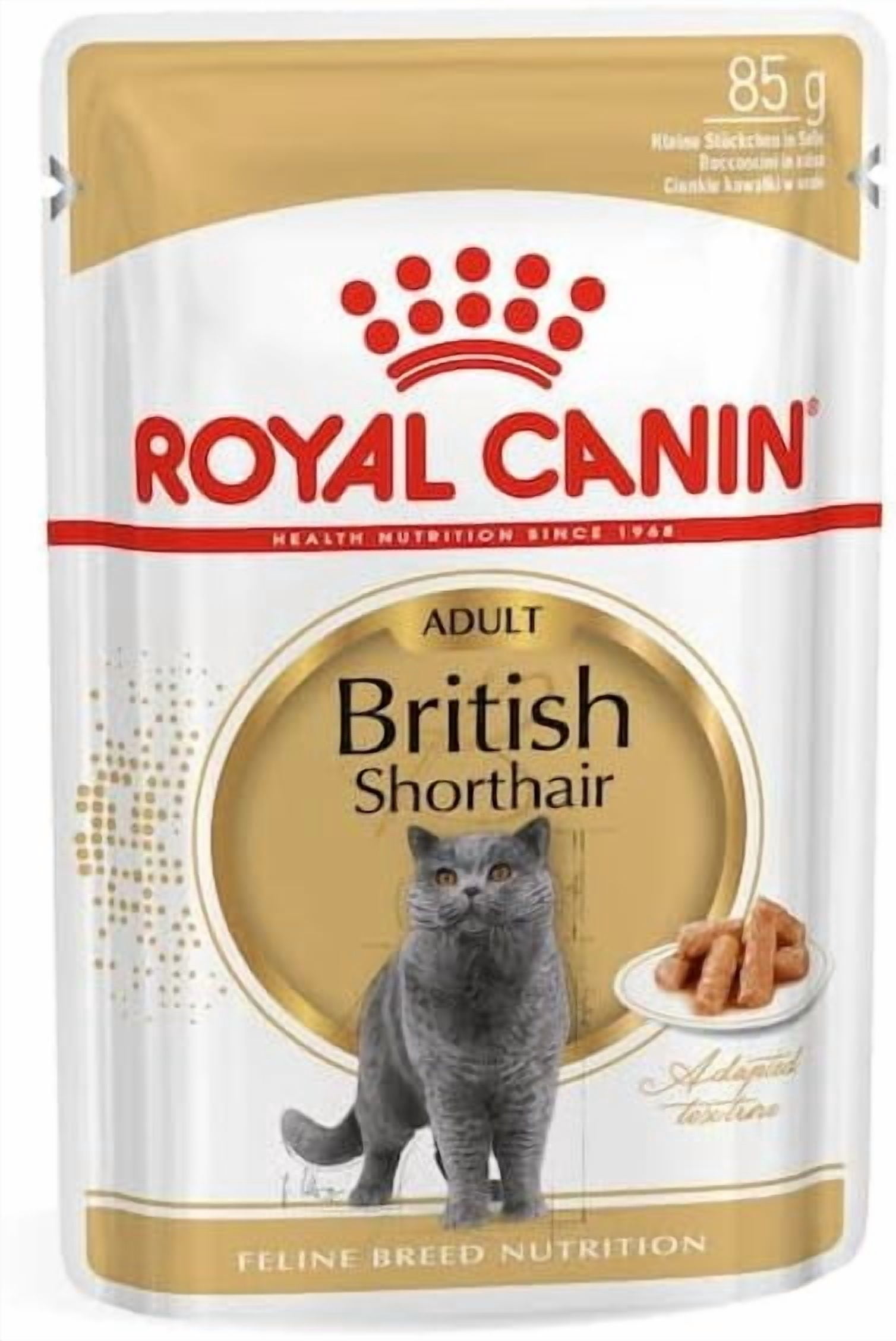 Royal Canin British Shorthair Cat Wet Food in Gravy 12x85g