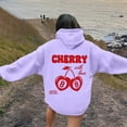 thumbnail image 6 of Women's Oversized Sweatshirts Letter Print Hoodies Fall Long Sleeve Sweaters Pullover Y2k Clothes, 6 of 7