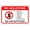 Warning Sign 1, variant on Metal Sign Caution Show Horses on Board - 8"x12" Sign for Outdoor Indoor, Horse Transport, Trailer, Animal Safety, Road Alert