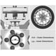 thumbnail image 5 of 4-pack - Tesla Centrumkåpor / Hjulnav Emblem, 5 of 5