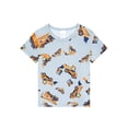 thumbnail image 3 of ATAIKU 3-12Y Boys Pajamas Set Sleeves Top and Pants 2 Pieces Summer Pjs Set Kid Excavator Sleepwear, 3 of 12