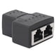 thumbnail image 5 of Adaptador de cable, 5 piezas, divisor de red, extensor de cable divisor de red RJ45, diseño aerodinámico, 5 of 11