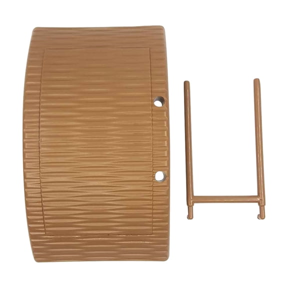 LOLIPPYY Brown Turtle Basking Platform Floating Dock for Reptile Habitat with Stable Climbing Ramp