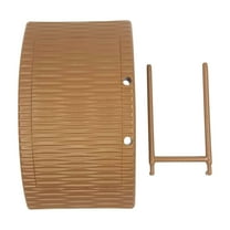 LOLIPPYY Brown Turtle Basking Platform Floating Dock for Reptile Habitat with Stable Climbing Ramp