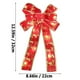 thumbnail image 3 of RKSTN christmas bows Christmas Decorations Warm Lights Christmas Bows Hanging Christmas Tree Pendants Luminous Gold Bow, 3 of 7
