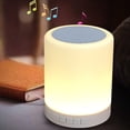 thumbnail image 2 of La carcasa exterior del altavoz Bluetooth portátil Luz nocturna junto a la lámpara con subwoofer inalámbrico de control táctil Vogacara  DZ3892-00, 2 of 2