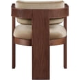 thumbnail image 6 of Meridian Furniture Sacha Beige Velvet Dining Chair (Set of 2), 6 of 10