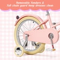 thumbnail image 6 of Korimefa Girls Bike 18 Inch Kids Bicycle for 5-9 Years Old, with Removable Training Wheels & Cute Basket, Ideal Gift for Toddler Girls Outdoor Riding,Pink, 6 of 11