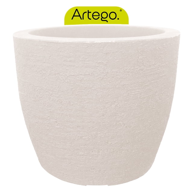 Maceta moderna para exteriores compacta de 20 cm de alto EUROPEAN Artego Japi Hecho en Brasil