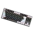 thumbnail image 1 of Teclado mecánico USB Shamjiam 87 estándar para juegos punk negro, 1 of 3