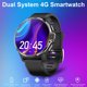 thumbnail image 2 of Reloj inteligente Irfora DM30 4G Reloj inteligente Pulsera deportiva WiFi GPS BT Smartwatch Pantalla táctil Android 9.1 Soporte Nano Tarjeta SIM Llamada telefónica Cámara dual de 5MP Monitor de frecue Irfora Reloj inteligente, 2 of 7