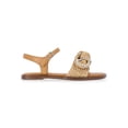 thumbnail image 2 of Wonder Nation Little & Big Girls Raffia Knot Sandals, 2 of 4