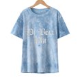 thumbnail image 2 of Top de manga corta con cuello redondo y estampado de letras de moda de verano para mujer Pompotops  hkajfhjk469577, 2 of 9