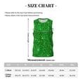 thumbnail image 4 of Honeii Green Glitter print basktball shirt for men and women, Unisex basketball jersey for Theme party-Small, 4 of 6