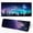 Moon Starry Sky, variant on Desk Pad Darkness Red Moon Desk Mat for Keyboard and Mouse, Large XXL Gaming Mouse Pad with Stitched Edges for Work Game Office, 35.43 x 15.75 in