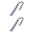 thumbnail image 3 of Adaptador divisor USB Seitruly Hub portátil gris, 3 of 6