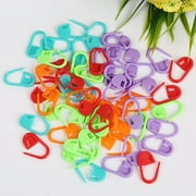 Anvazise 100Pcs Knitting Crochet Locking Stitch Needle Clip Marker Craft DIY Sewing Tools Light Pink One Size