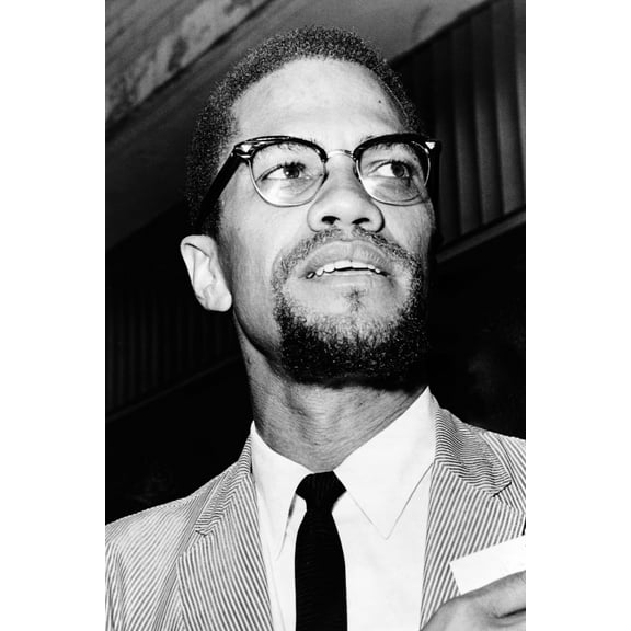 Print: Malcolm X At Queens Court, 1964