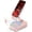A-Pink, variant on Adjustable Cell Phone Stand with Induction Speaker, Surround Sound & RGB Rhythm Lights, Foldable Portable Stand for Desk, Kitchen Counter, Office, for Men Women Dad Mom