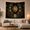 Sun Moon Garland, variant on Golden Sunrise Over Hills Landscape, Peaceful Boho for Nature Lovers, Bohemian Home Decor Art, Thanksgiving Gift, Tapestry Wall Hanging for Bedroom and Living Room