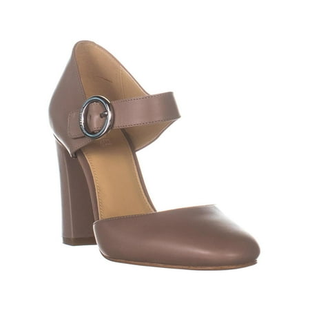 Womens MICHAEL Michael Kors Alana Closed Toe Mary Jane Pumps, Dark Dune, 5.5 US / 35.5 EU