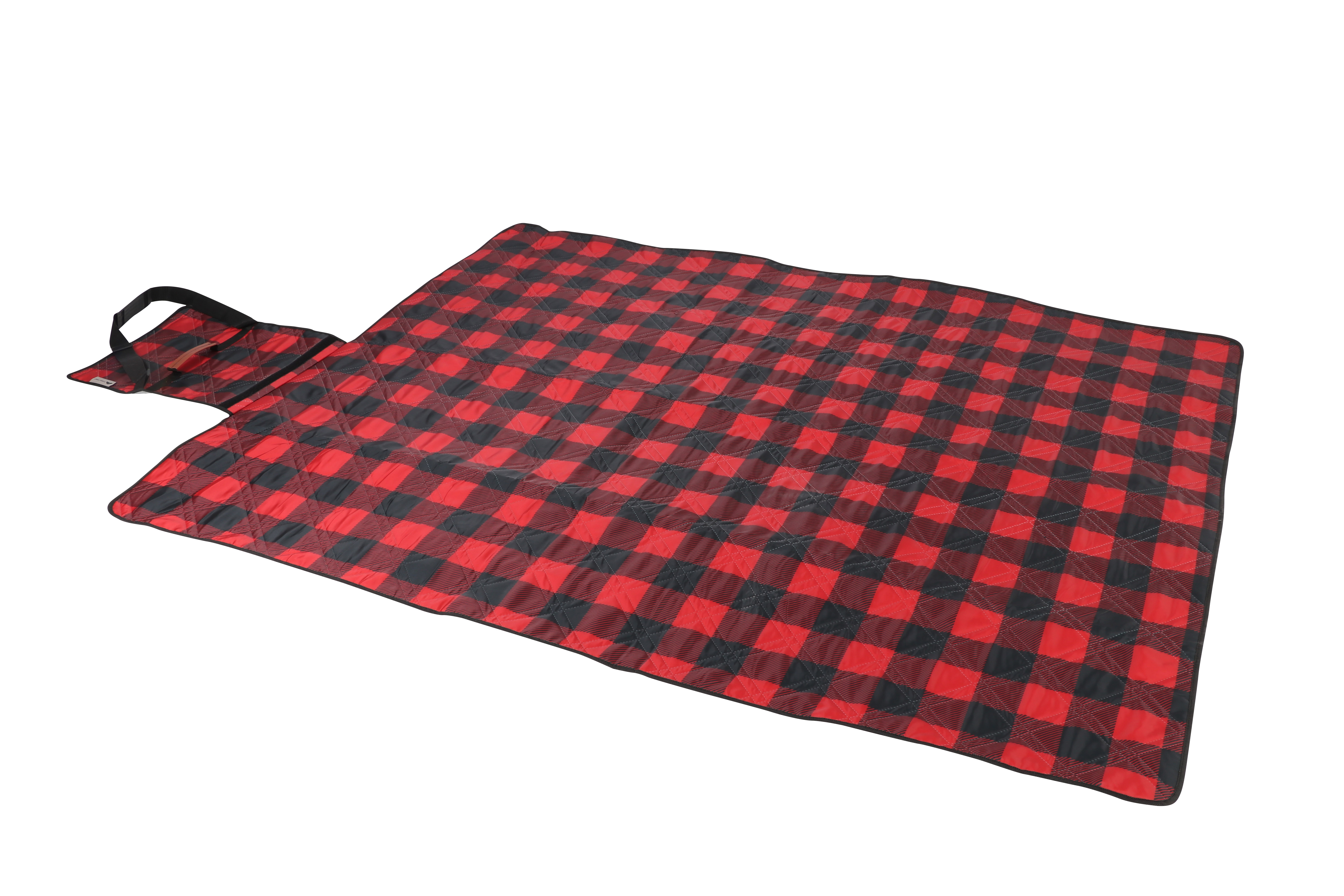 Ozark Trail 3 Piece Buffalo Plaid Camping Chairs and Blanket Combo, Red - image 3 of 6
