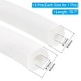 thumbnail image 2 of Uxcell 78.7" Insulation Hose, 2 Pcs 12/19mm ID, 36/45mm OD, 10mm Thickness, 2 of 6