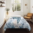 thumbnail image 4 of Coastal Sea Turtle Tapestry for Bedroom Wall Hanging Tapestry, Summer Ocean Coral Conch Ceiling Backdrop Tapestries Poster Blanket Wall Decor for Teens Room Living Room Dorm 59" x 90", 4 of 8