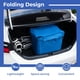 thumbnail image 3 of Carrito de compras plegable COSTWAY Portable Grocery 120 libras, azul, 3 of 7