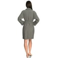 thumbnail image 2 of TowelSelections Women's Robe, Turkish Cotton Short Terry Bathrobe X-Large Sharkskin, 2 of 5