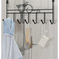 thumbnail image 2 of Over Door Hanger with 7 Hooks, Metal Over The Door Towel Hook, Decorative Overdoor Organizers, Hanging Storage Rack for Bag, Coat, Towel, Hat, Robes, Scarves, Closet, 2 of 7