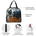 thumbnail image 4 of Easygdp Realistic Cute Sea Turtle Bolsa Térmica Premium - Tela Oxford Impermeable, Gran Capacidad, Bolsillo Frontal, Unisex para Trabajo, Escuela, Actividades al Aire Libre y Picnics, 4 of 8