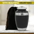 thumbnail image 5 of Forever Lane Classic Mini Cremation Urns for Ashes 4-Piece Keepsake Urn Set, Black, 5 of 8