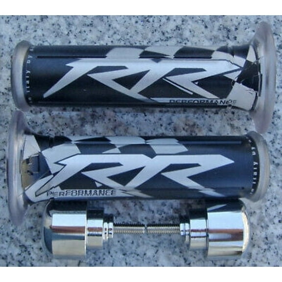 Honda CBR600 CBR1000 CBR 600 1000 RR 600RR 1000RR SILVER HAND GRIPS & BAR ENDS