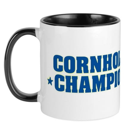 

CafePress - Cornhole * Champion * Mug - Ceramic Coffee Tea Novelty Mug Cup 11 oz
