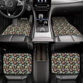 thumbnail image 6 of Uemuo Car Floor Mats - Daisies Flowers Pattern Carpet Floor Mats for Cars, Auto Accessories Front & Rear Car Floor Foot Mat Sets of 4 Pieces, 6 of 6