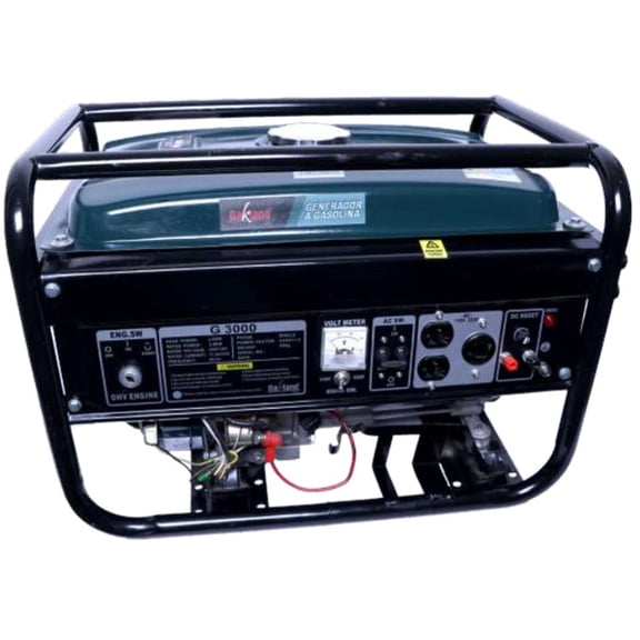 GENERADOR A GASOLINA 3000 WATT 6.5 HP G3000 OAKLAND OAKLAND G-3000