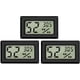 thumbnail image 1 of Mini termómetro digital LCD, higrómetro, temperatura, humedad -50 ~ 70 ℃ 10% ~ 99% RH, termómetro portátil, termohigrómetro, indicador para humidores de cocina de oficina, incubadoras de reptiles (3 piezas - A) Rojo Verde, 1 of 5