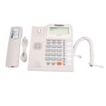 thumbnail image 1 of Conjunto De Extensión De Botones Grandes Teléfono Con Cable Con Altavoz Con Pantalla Lcd - Blanco Yuarrent EL007252-00, 1 of 6