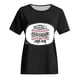 thumbnail image 5 of Mujeres Casual Béisbol Mamá Tie-dyed Impreso Manga corta Cuello redondo Pullover Blusa Camiseta Tops OAVQHLG3B Store lin121212, 5 of 5