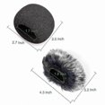 thumbnail image 1 of 2-Pack Foam Windscreen for Portable Recorders - Universal Microphone Cover Accessory, 1 of 5