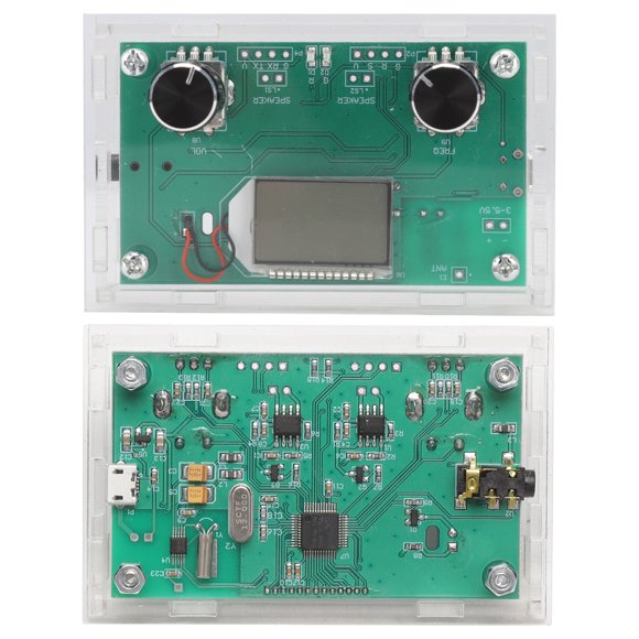 Módulo receptor de radio FM con modulación de frecuencia estéreo digital PLL y DSP verde de 3,0 a 5,0 V y 500 mW