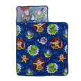 thumbnail image 5 of Disney Toy Story 4 - Toys in Action Alfombrilla para la siesta para niños pequeños, azul, verde, amarillo, gris, 5 of 5