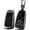 Short-keychain-black, variant on Key Fob Cover Compatible with Fit for Audi A4 A4L A5 A6 A7 A8 Q5 Q7 R8 RS Q3 RS4 RS5 RS7 S4 S5 S6 S7 S8, Metal Frame Key Shell, Keychain Case Holder Protector,Long-keychain-black