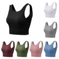 thumbnail image 4 of Women Summer Tight Vest Running Fitness Tank Top Women Breathable High Elastic Sensual Quick Dry Sports Vest Bra, 4 of 4