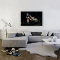 thumbnail image 2 of ARTCANVAS Dirt Bike Motocross Audience Canvas Art Print - Size: 40" x 26" (0.75" Deep), 2 of 9