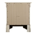 thumbnail image 4 of Louis Philippe 2-Drawer Beige Nightstand (24"H x 22"W x 16"D), 4 of 5